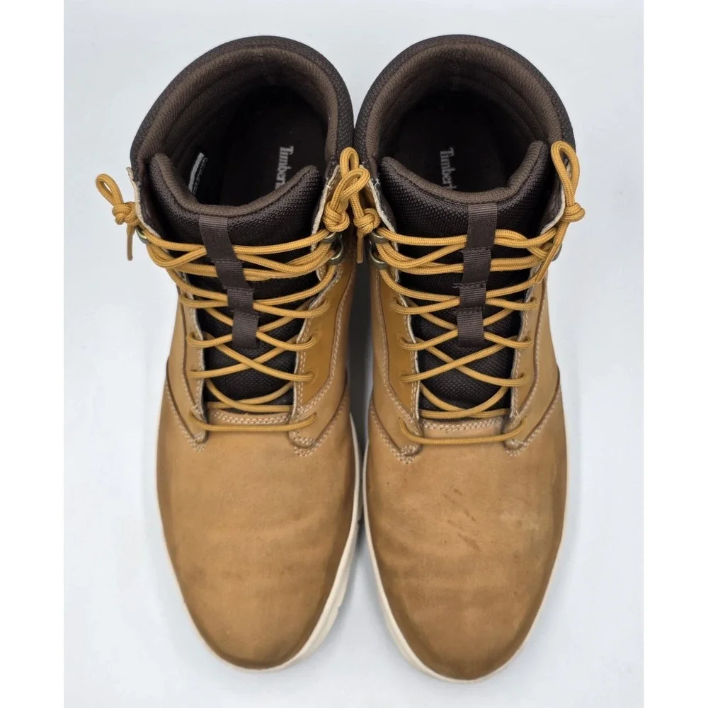 Timberland Graydon Mid Chukka Boots Tan Mens 11.5 Lightweight Sneaker Boot
